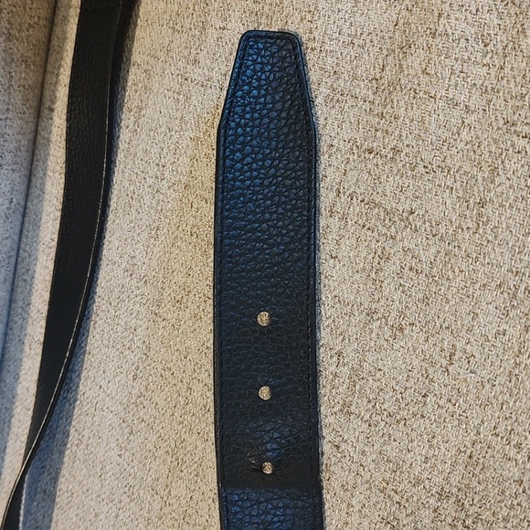 LOUIS VUITTON Belt Pont Neuf• Calf Leather• M6065 •Black•100/40 - Picture 9 of 16